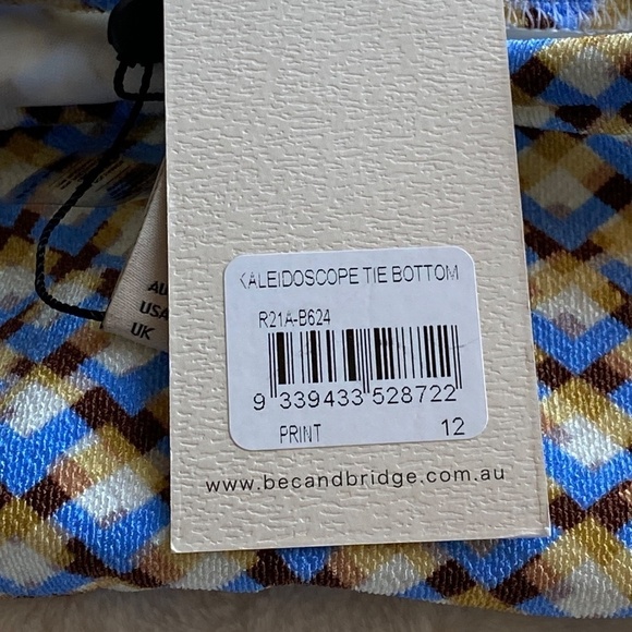 New! Free People x Bec + Bridge kaleidoscope cheeky string bottoms nwt 14584 - Picture 10 of 11